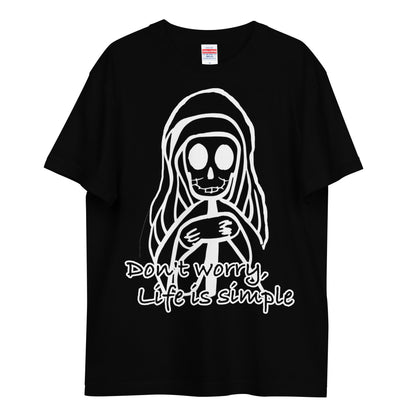 Life is simple_Reaper_0009| 100009半袖ハイクオリティTシャツ
