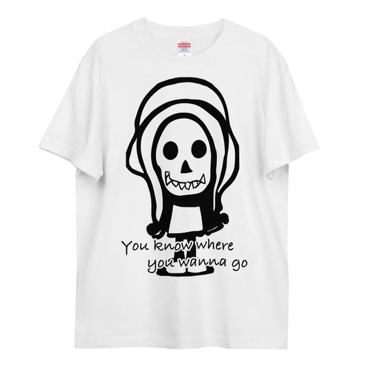 You know where you wanna go_Reaper_0013| 100013半袖ハイクオリティTシャツ