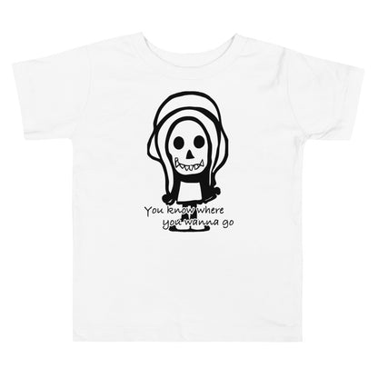 You know where you wanna go_Reaper_0016| キッズ半袖ハイクオリティTシャツ