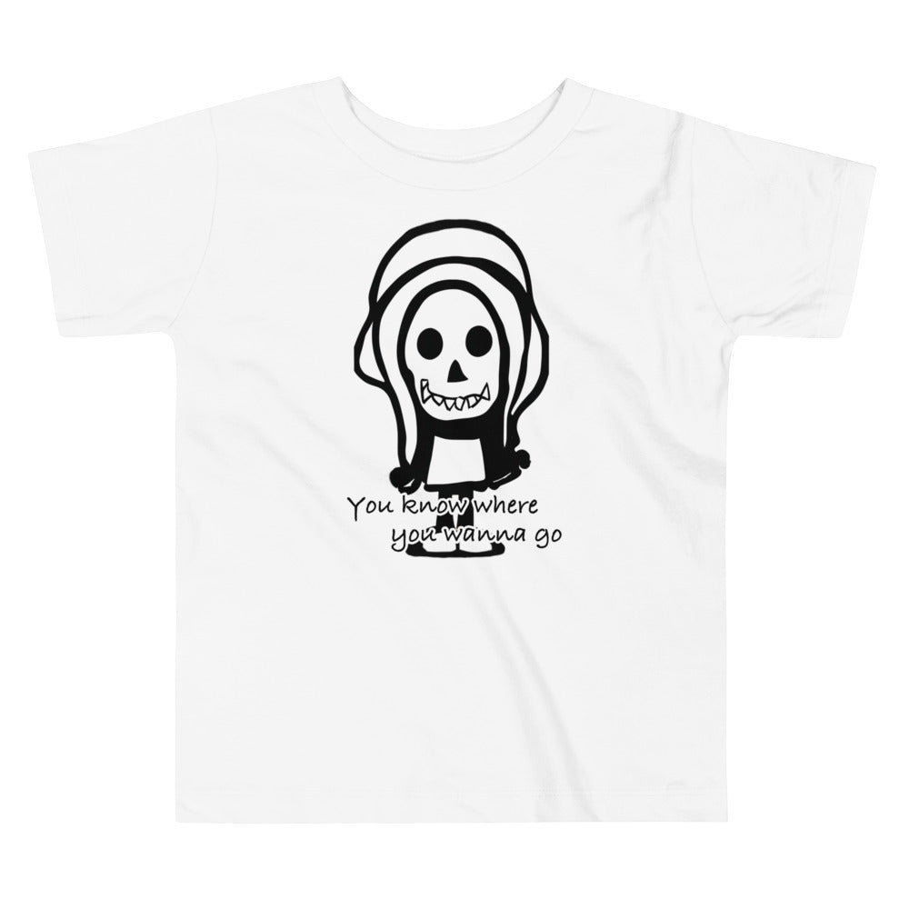 You know where you wanna go_Reaper_0016| キッズ半袖ハイクオリティTシャツ